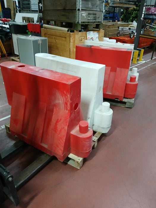 Titan Eko zand / water barrières, set van 4 stuks