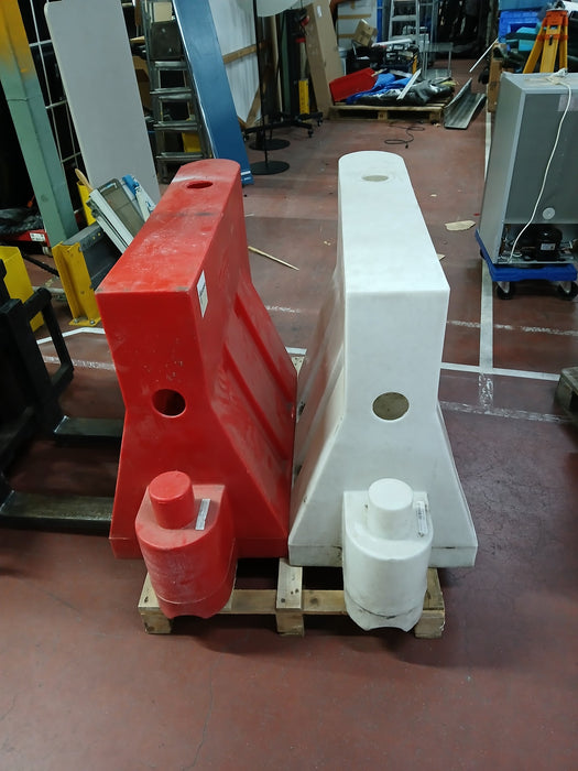 Titan Eko zand / water barrières, set van 4 stuks