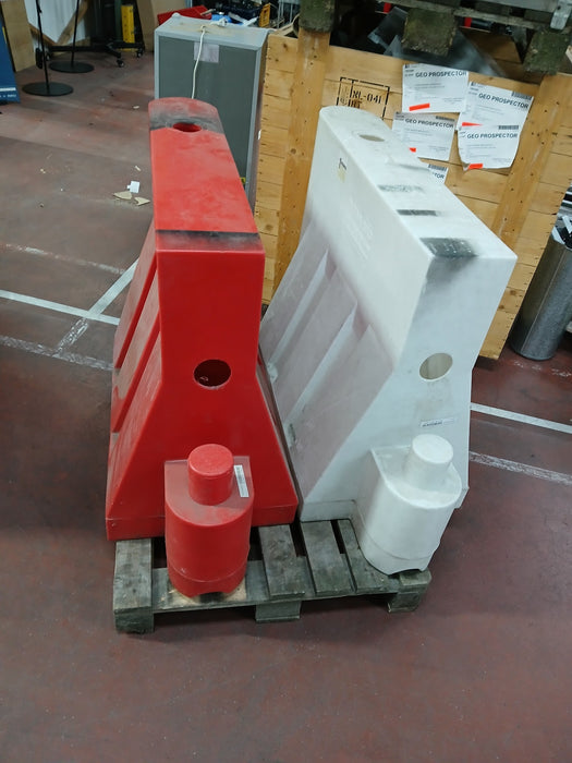 Titan Eko zand / water barrières, set van 4 stuks