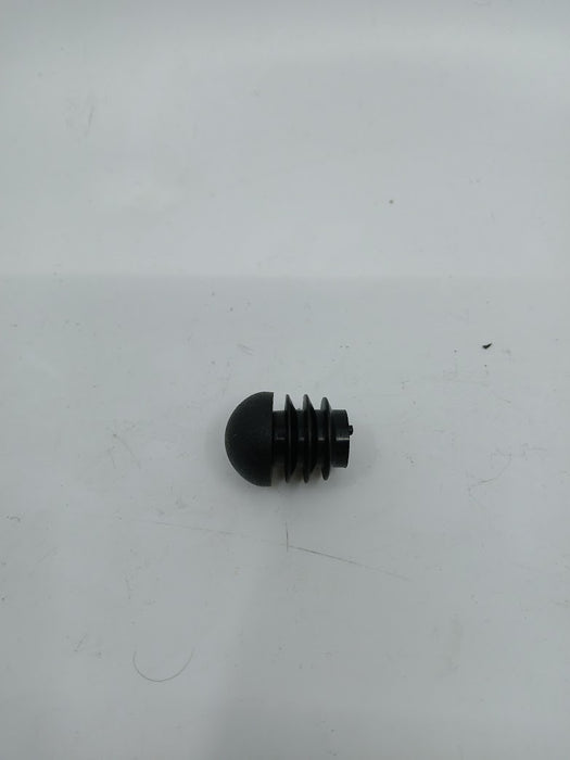 Insteekdop rond, zwart, 25 x 17 cm ø