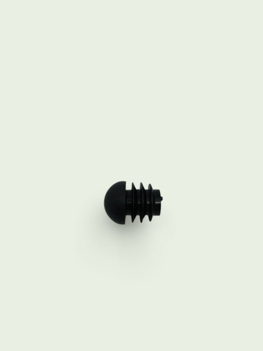 Insteekdop rond, zwart, 25 x 17 cm ø