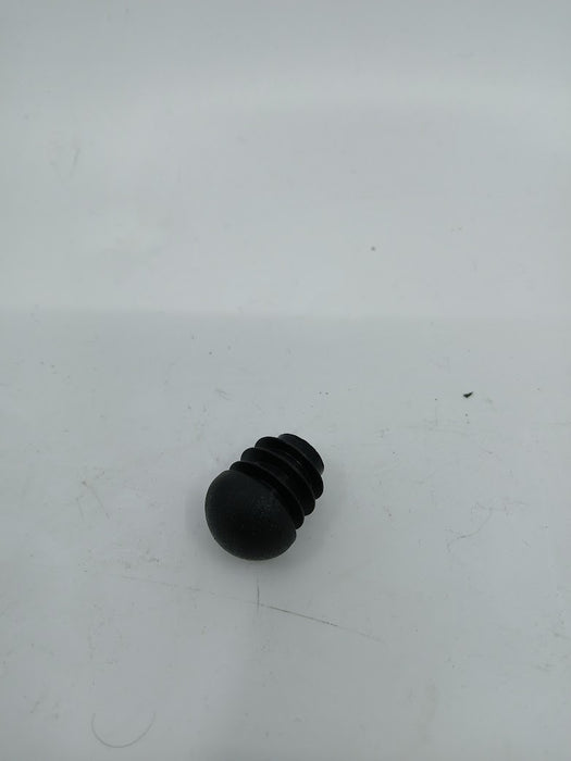 Insteekdop rond, zwart, 25 x 17 cm ø