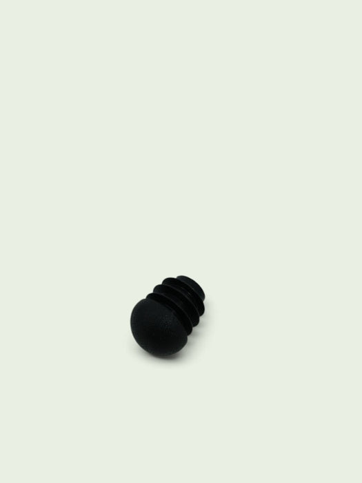 Insteekdop rond, zwart, 25 x 17 cm ø