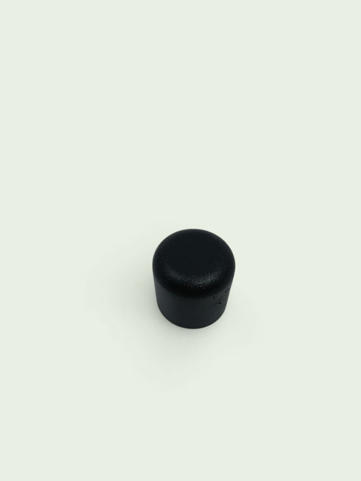 Omsteekdop rond, zwart, 23 x 24 cm ø