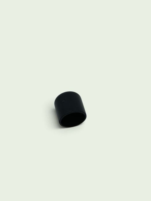 Omsteekdop rond, zwart, 23 x 24 cm ø