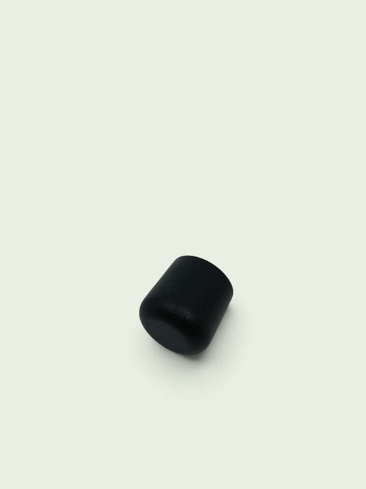 Omsteekdop rond, zwart, 23 x 24 cm ø