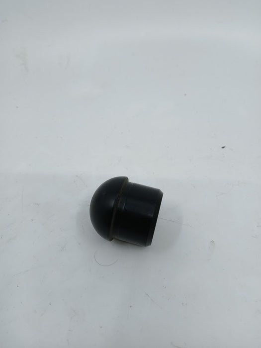 Insteekdop rond, zwart, 31 x 26 cm ø