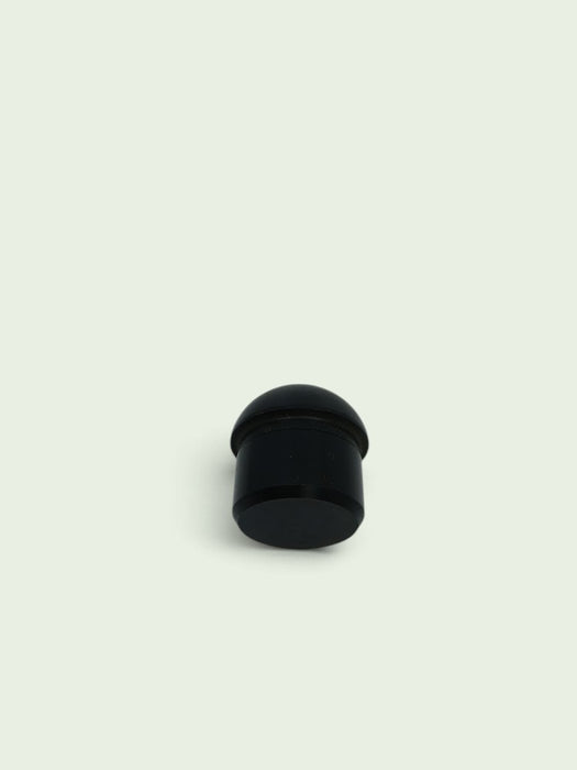 Insteekdop rond, zwart, 31 x 26 cm ø