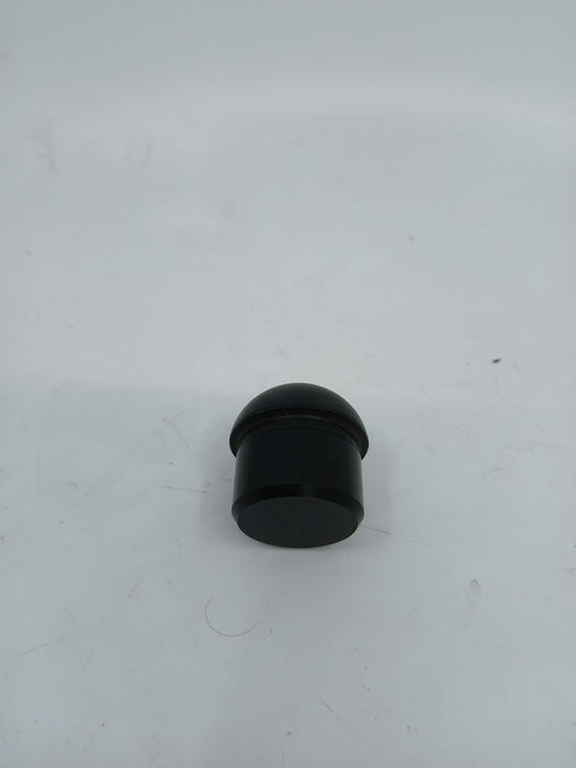 Insteekdop rond, zwart, 31 x 26 cm ø