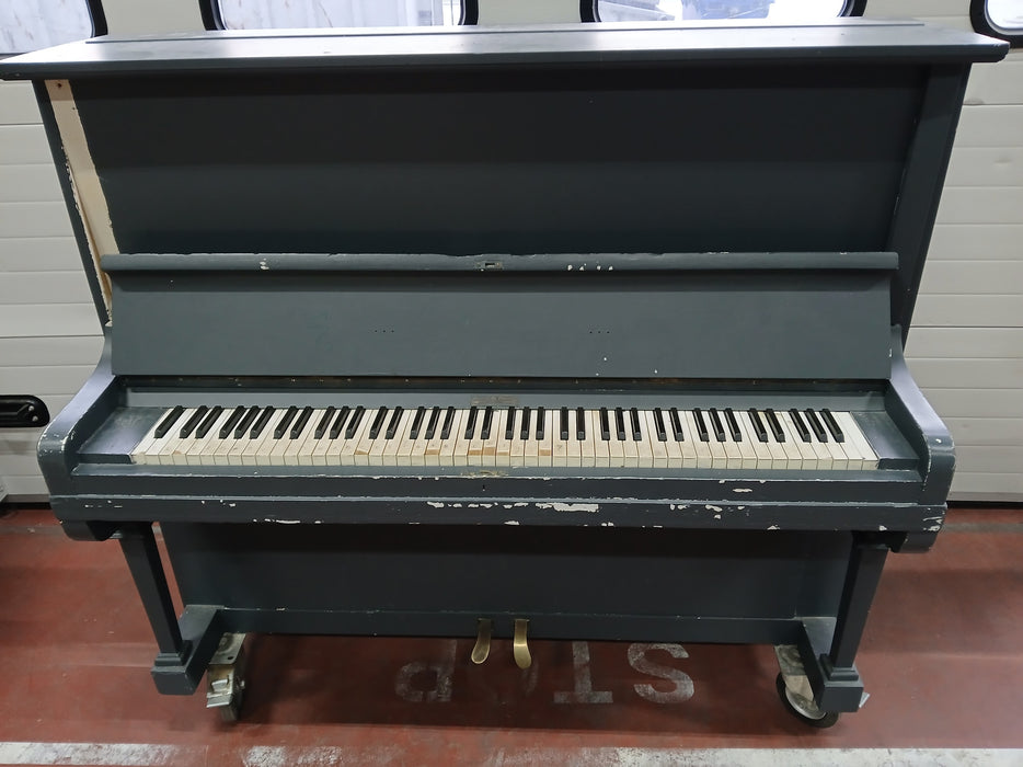 Piano, grijs, verrijdbaar, grijs.