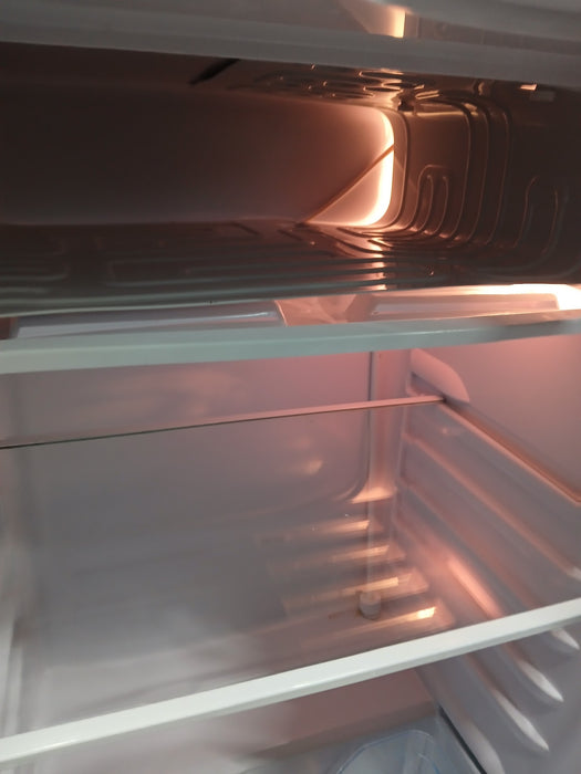 Richome 1706247 koelkast met vriesvak, zilver, 46 x 46 x 83 cm