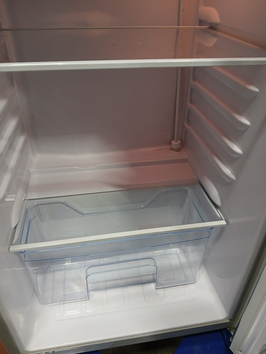 Richome 1706247 koelkast met vriesvak, zilver, 46 x 46 x 83 cm