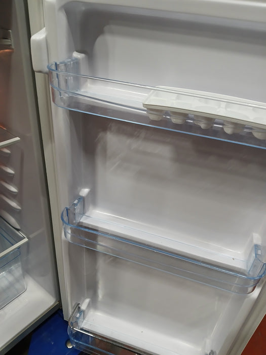 Richome 1706247 koelkast met vriesvak, zilver, 46 x 46 x 83 cm