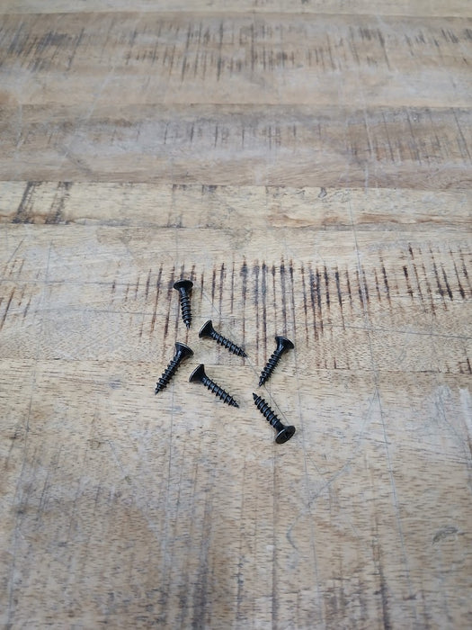 Spaanplaatschroef zwart M5x25 set van 6 (nieuw)