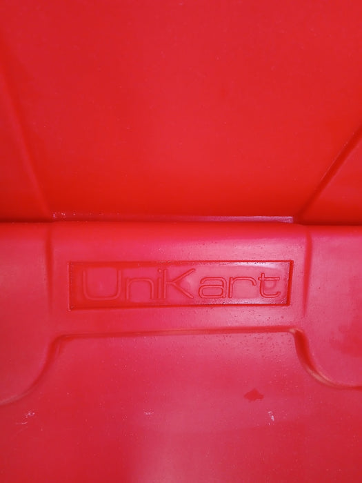 Unikart WJ75P-CO mobiele spilbak, kunststof rood