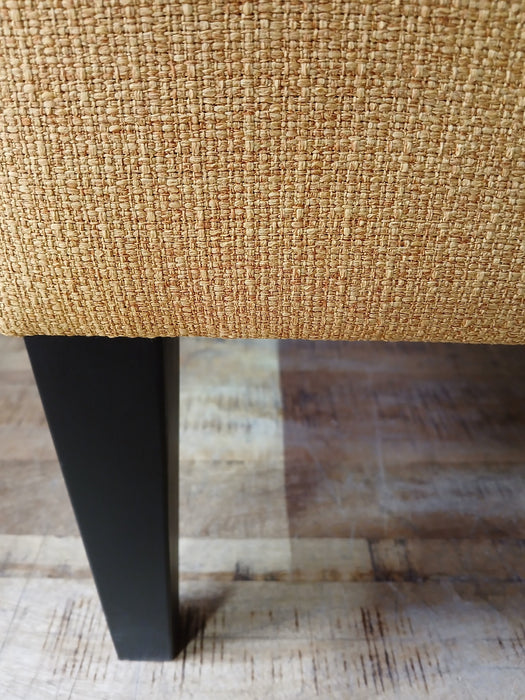 Lounge fauteuil Brighton, stof okergeel, 65 x 64 x 82 cm