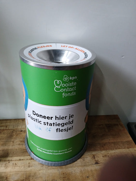 Recycle vat voor flesjes blikjes, gratis op te halen!