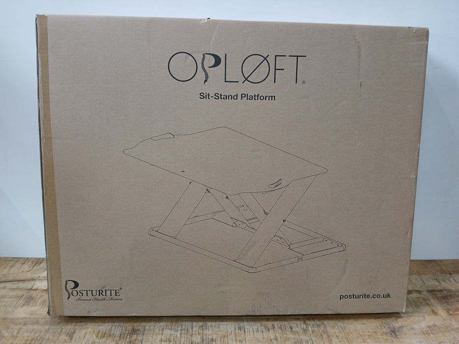 Posturite Opløft zit-sta oplossing, z/wit, 68 x 60 x 3/42 cm