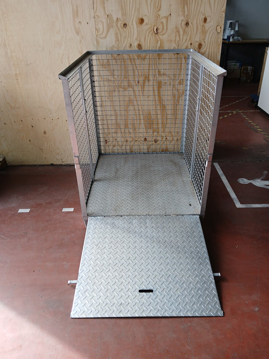Kruizinga transportbox, thermisch verzinkt, B x D x H 101 x 120 x 124 cm