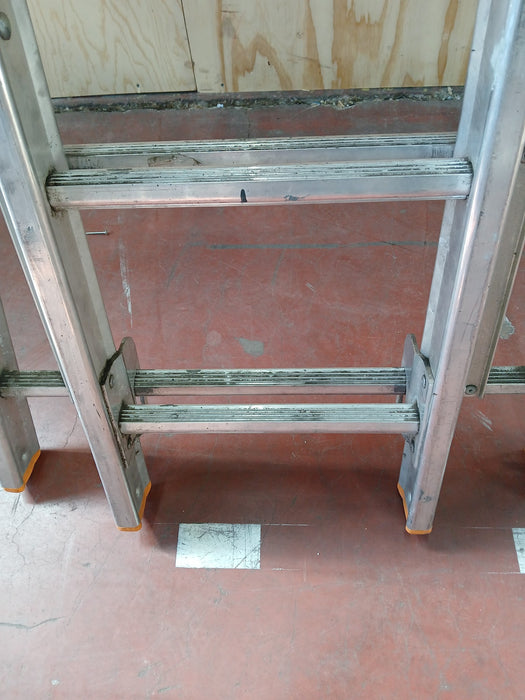 Uitschuifladder, aluminium, 2 x 10 sporten (ca. 2 x 2,55 m)