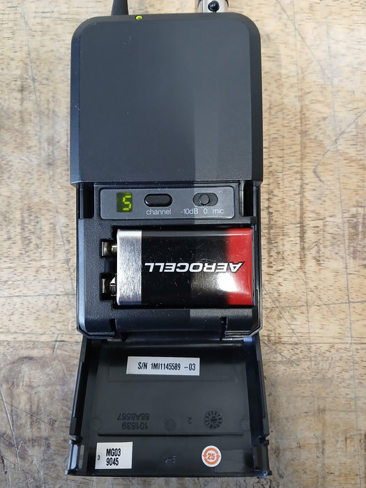 Shure PG1 draadloze zender, zwart, gebruikt