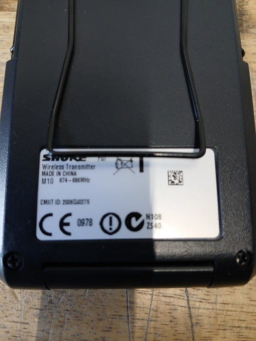 Shure PG1 draadloze zender, zwart, gebruikt