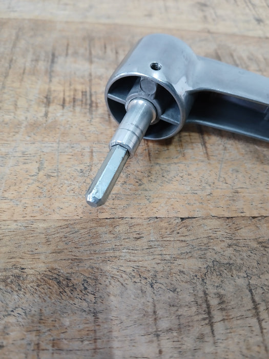 Handslinger aluminium zwart (gebruikt)