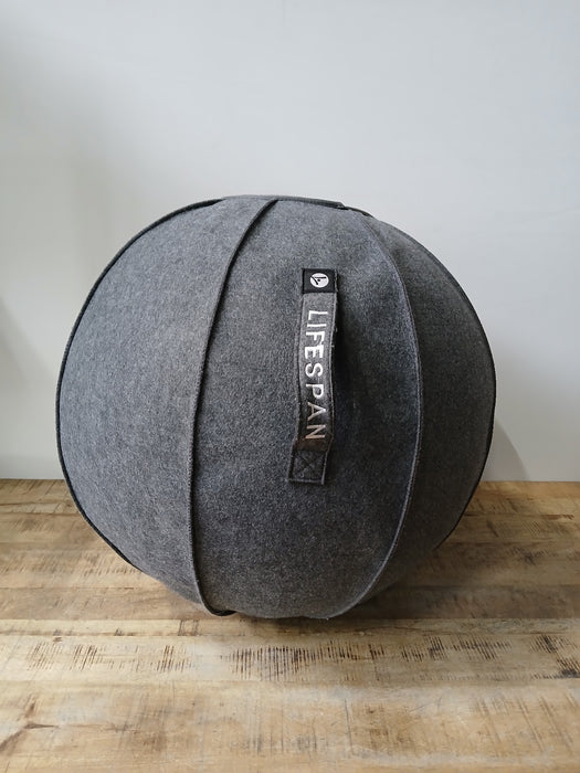 LifeSpan yoga bal, vilt / charcoal grijs, diameter 64 cm