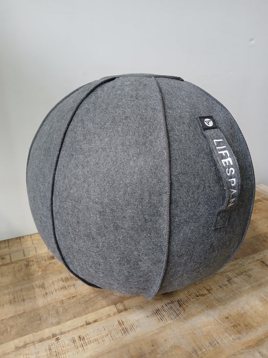 LifeSpan yoga bal, vilt / charcoal grijs, diameter 64 cm