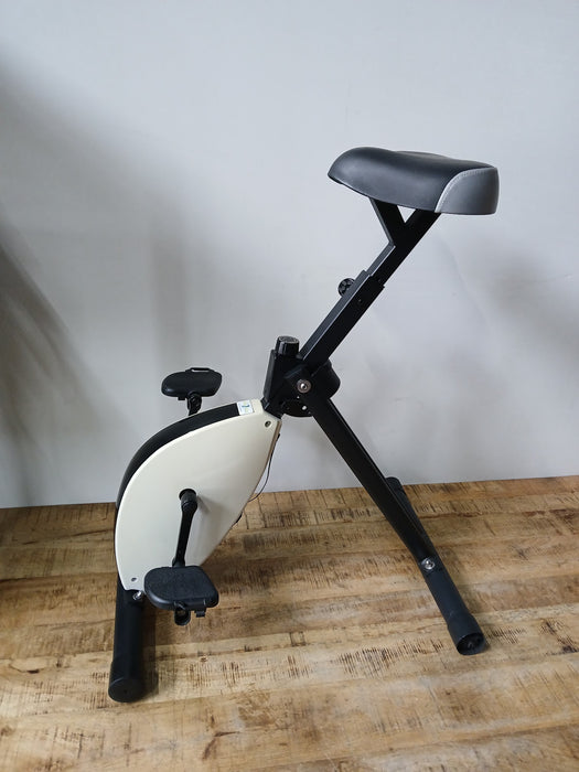 Ergodeskbike bureaufiets, zwart/wit, verrijdbaar