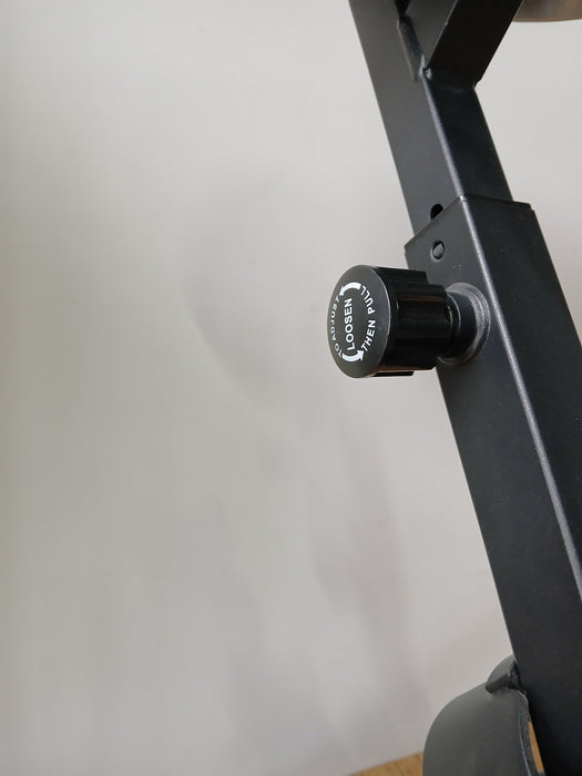 Ergodeskbike bureaufiets, zwart/wit, verrijdbaar