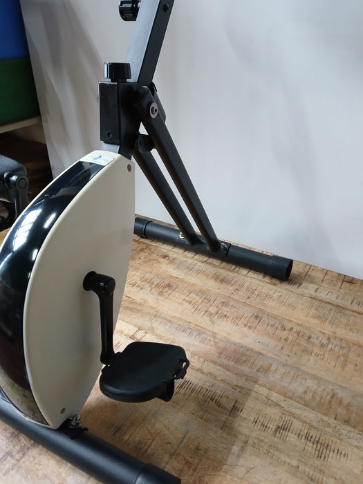 Ergodeskbike bureaufiets, zwart/wit, verrijdbaar