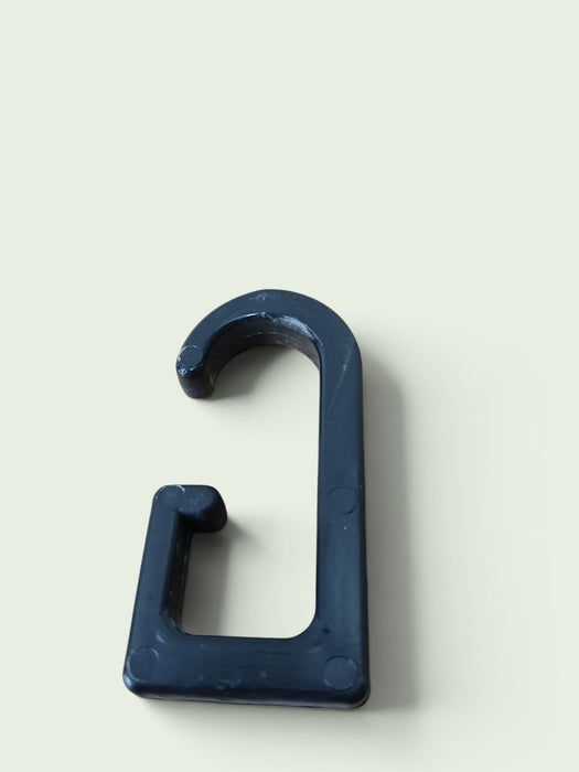 Locker / garderobehaakje, kunststof div. kleuren, 6,5 x 4 cm