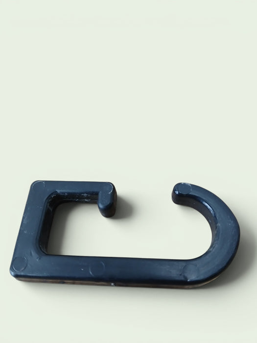 Locker / garderobehaakje, kunststof div. kleuren, 6,5 x 4 cm