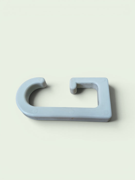 Locker / garderobehaakje, kunststof div. kleuren, 6,5 x 4 cm