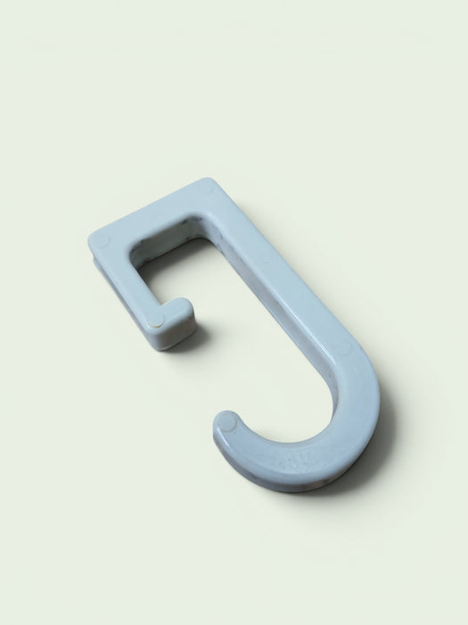 Locker / garderobehaakje, kunststof div. kleuren, 6,5 x 4 cm