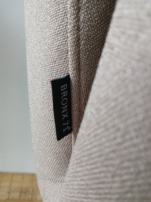Bronx71 Runa, stoel op wielen, taupe stof, 57 x 60 x 90 cm