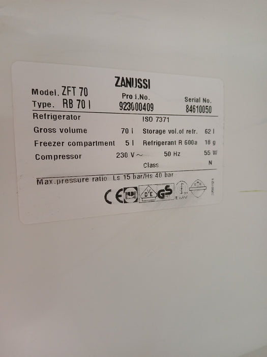 Zanussi ZFT 70 koelkast met vriesvakje, 52 x 56 x 52 cm