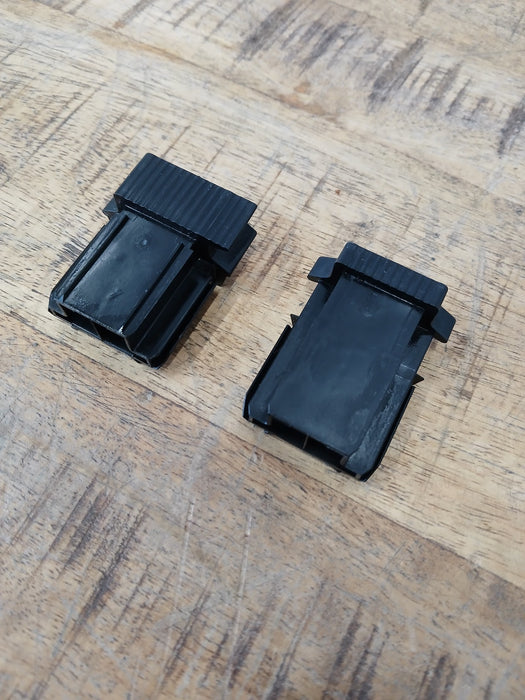 Ahrend set (2 stuks) roldeur geleiders,, zwart kunststof