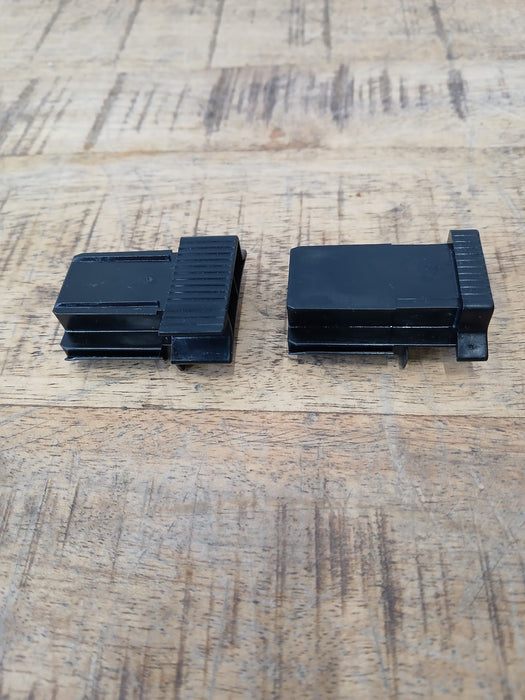 Ahrend set (2 stuks) roldeur geleiders,, zwart kunststof