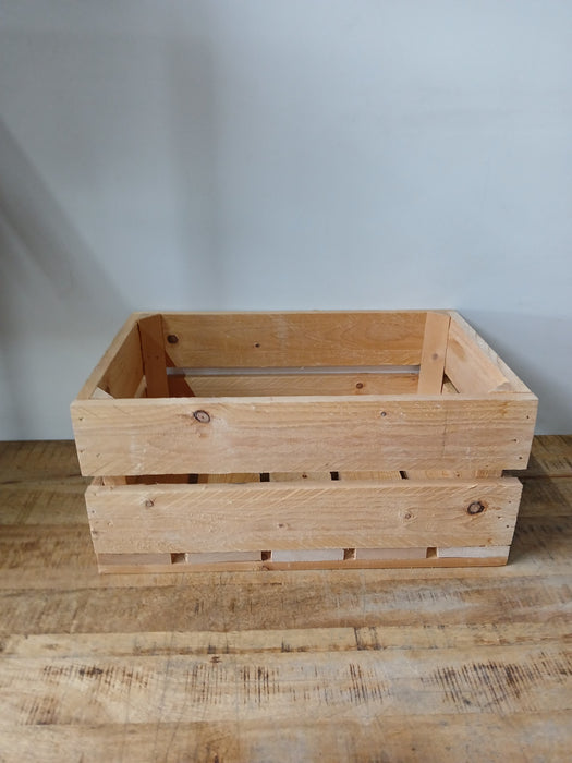 Set decoratieve vuren kistjes, B x D x H 55 x 35 x 25 cm