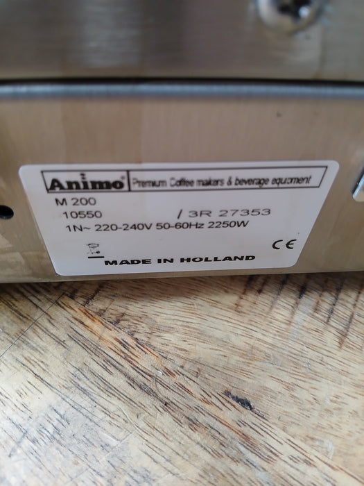 Animo M200 koffiezetter, zwart, 205x380x625 mm (lxbxh)