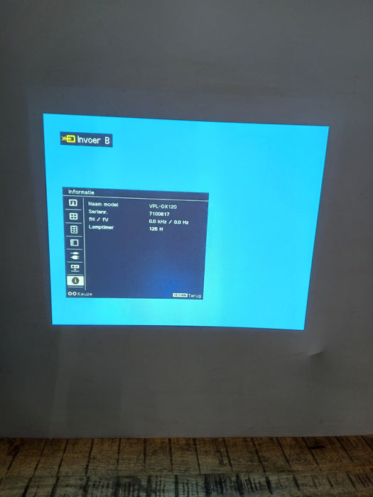 Sony VPL-DX120 beamer, wit