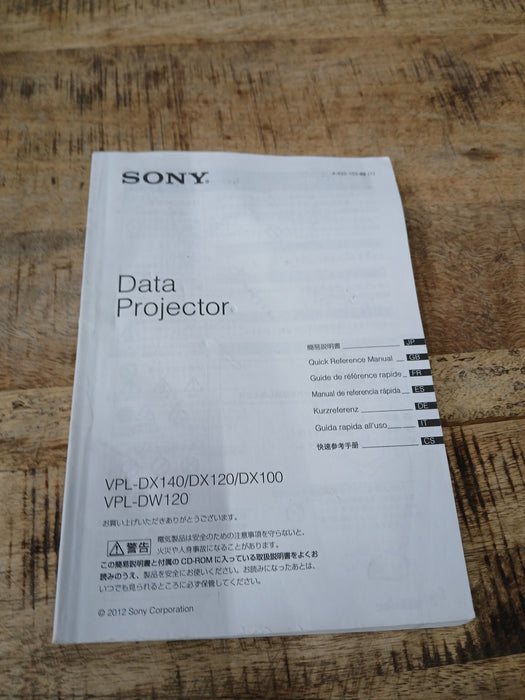 Sony VPL-DX120 beamer, wit