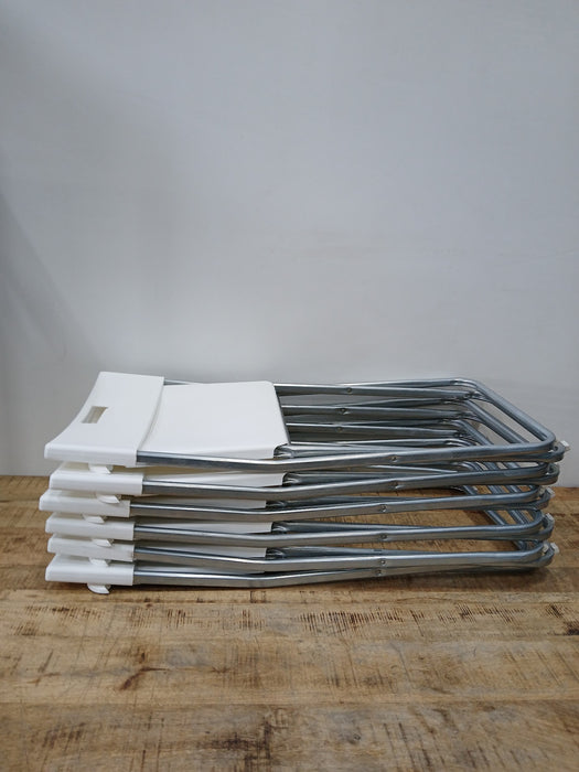 IKEA Gunde klapstoelen (6 st.), wit, 45 x 50 x 78 cm