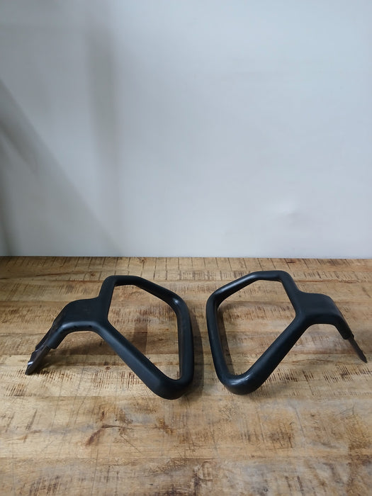 Interstuhl armleggers, set, (links+rechts), zwart