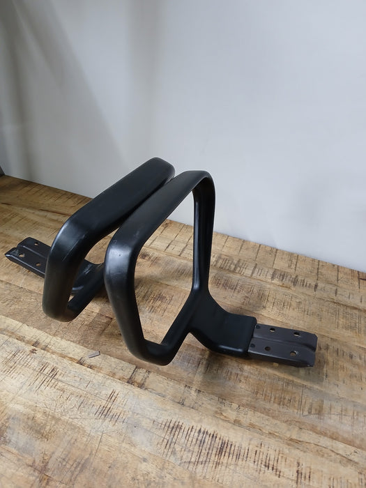 Interstuhl armleggers, set, (links+rechts), zwart