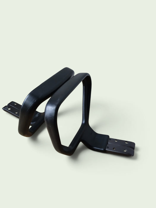 Interstuhl armleggers, set, (links+rechts), zwart