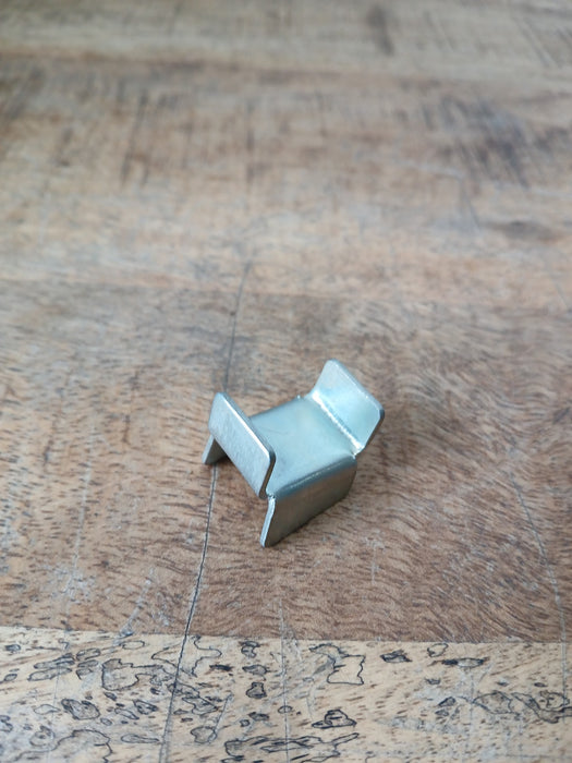 Legbordhaakje voor kast, staal, 25 x 25 x 20 mm