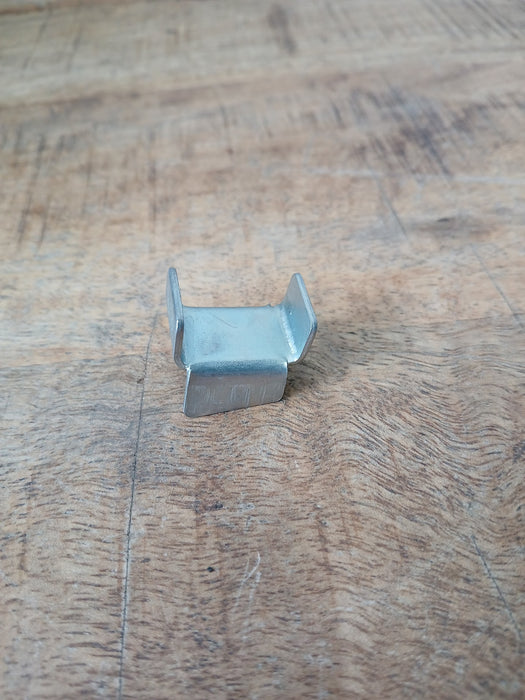 Legbordhaakje voor kast, staal, 25 x 25 x 20 mm